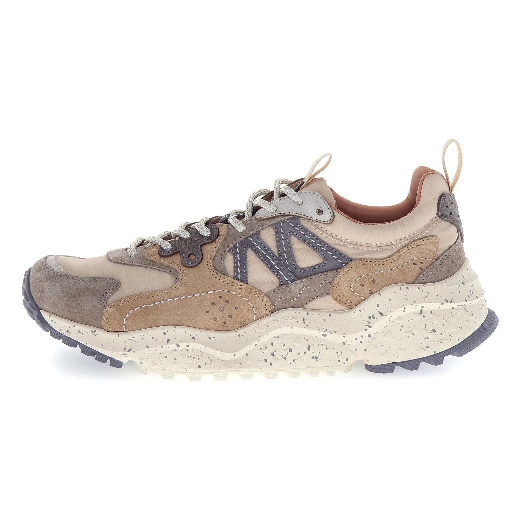 Flower Mountain - Solin Uni Suede and Nylon sneakers | Grey