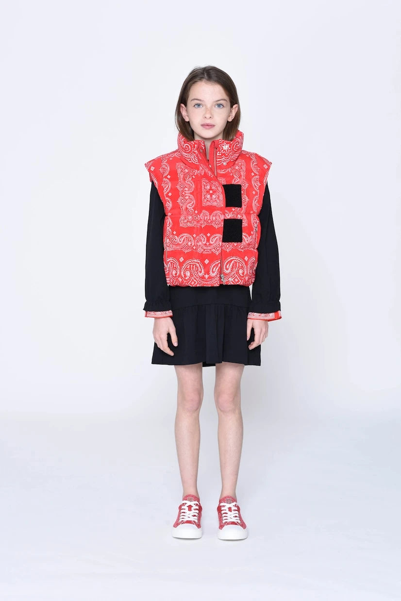Givenchy Kids - Printed quilted down vest