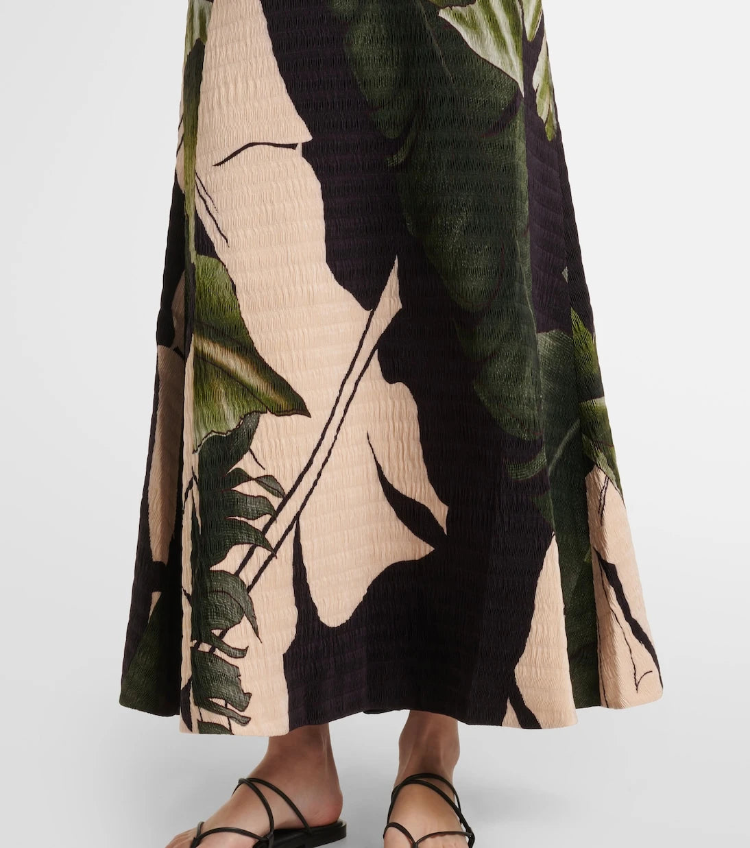 Johanna Ortiz - Printed halterneck maxi dress