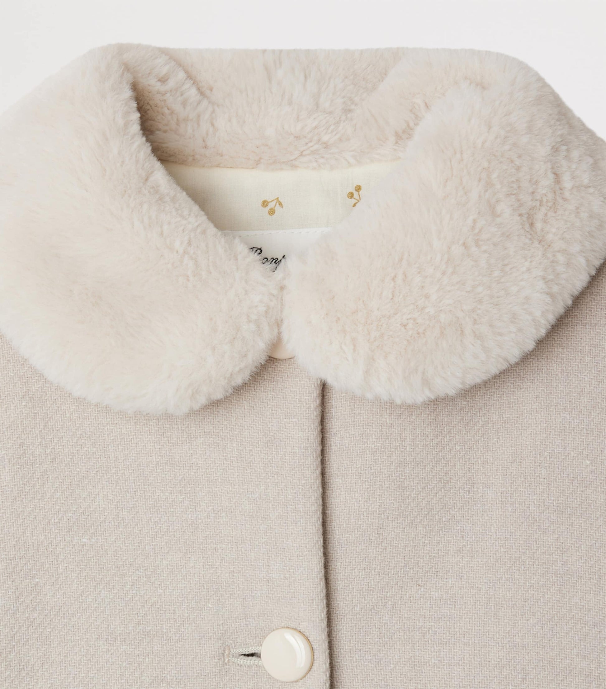 Wool-Blend Collared Coat (4-8 Years)