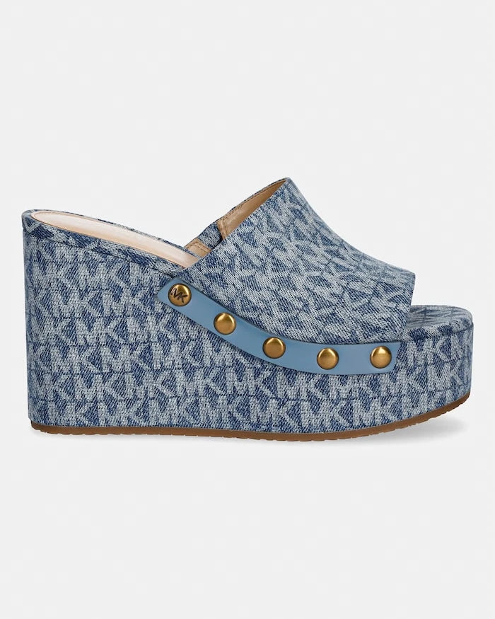 MICHAEL Michael Kors kadın Mayes Wedge Sandalet