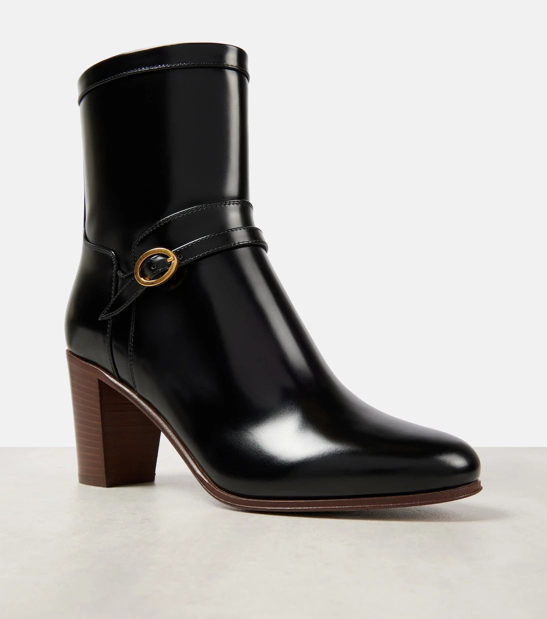 Valentino Garavani - Pattie 75 leather ankle boots