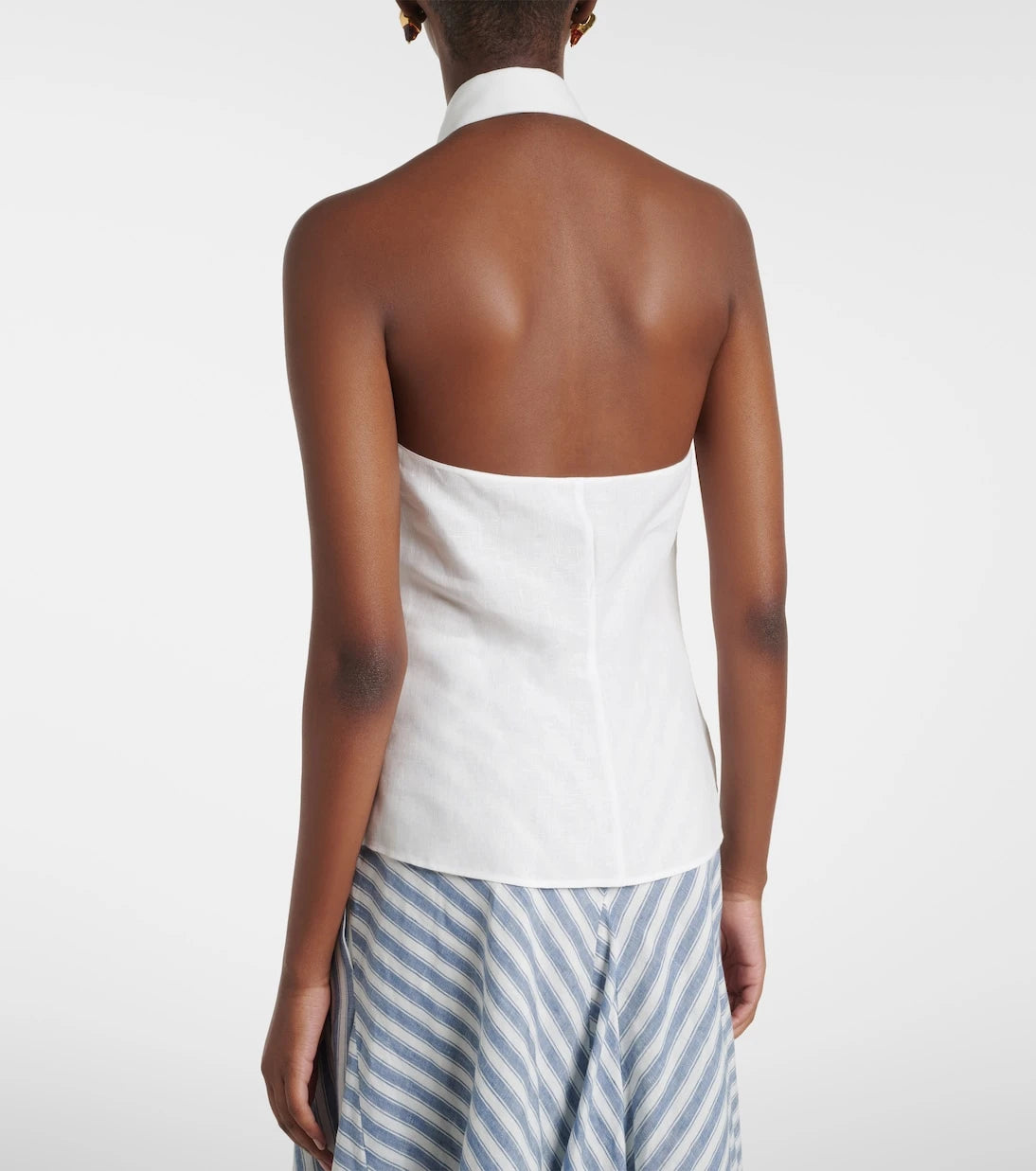 Ralph Lauren Collection - Eldred halterneck linen top
