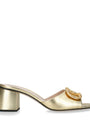 Valentino Garavani Leather VLogo Mules 60