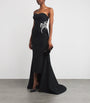Maticevski Black Crepe Embellished Residence Gown
