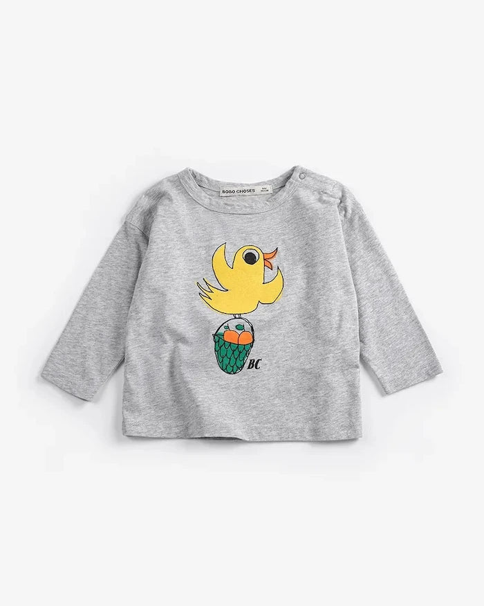 Bebek Uzun Kollu Pamuklu Bluz Bobo Choses Flying Oranges