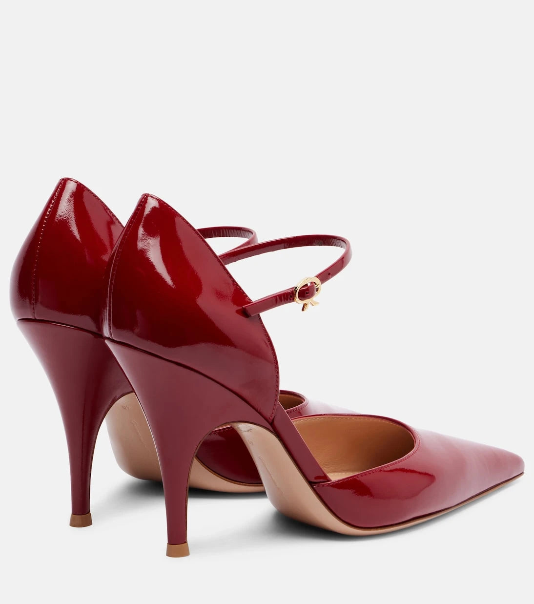 Gianvito Rossi - Sofia D'Orsay patent leather pumps