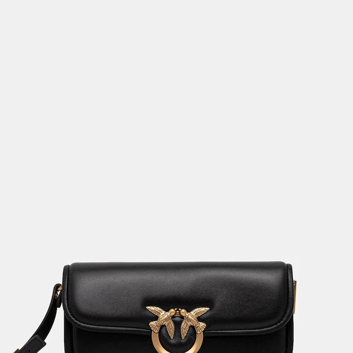 Кожена чанта Pinko Horizontal