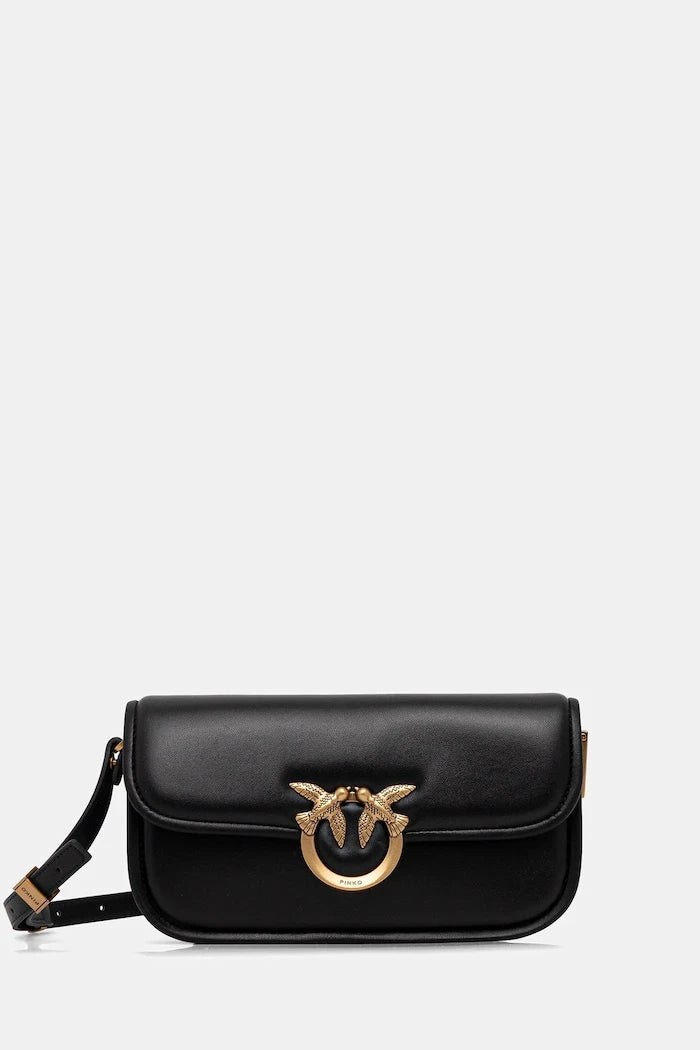 Кожена чанта Pinko Horizontal