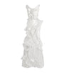 White Sequinned Refraction Gown