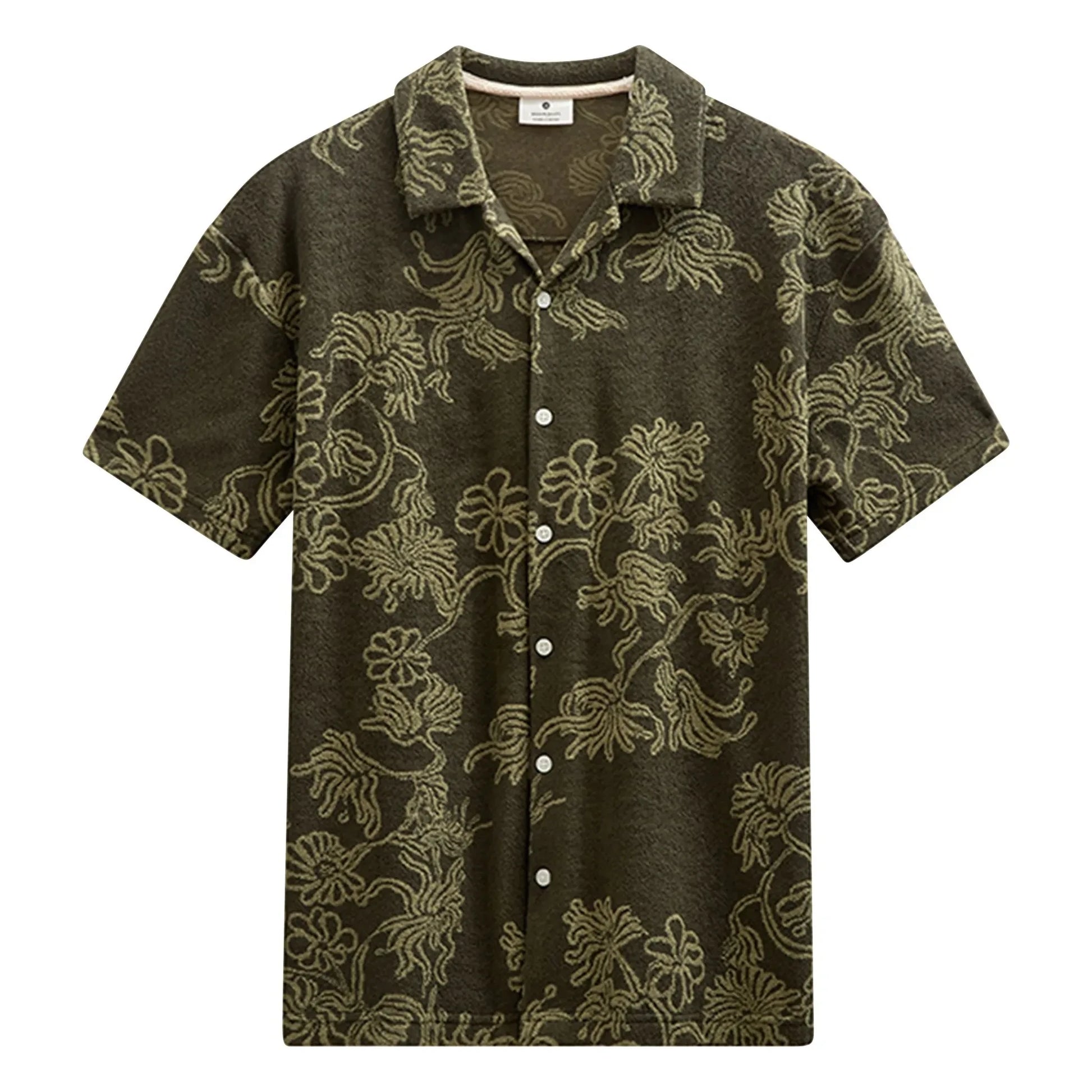 Anerkjendt - Akleander Frotte shirt | Dark green