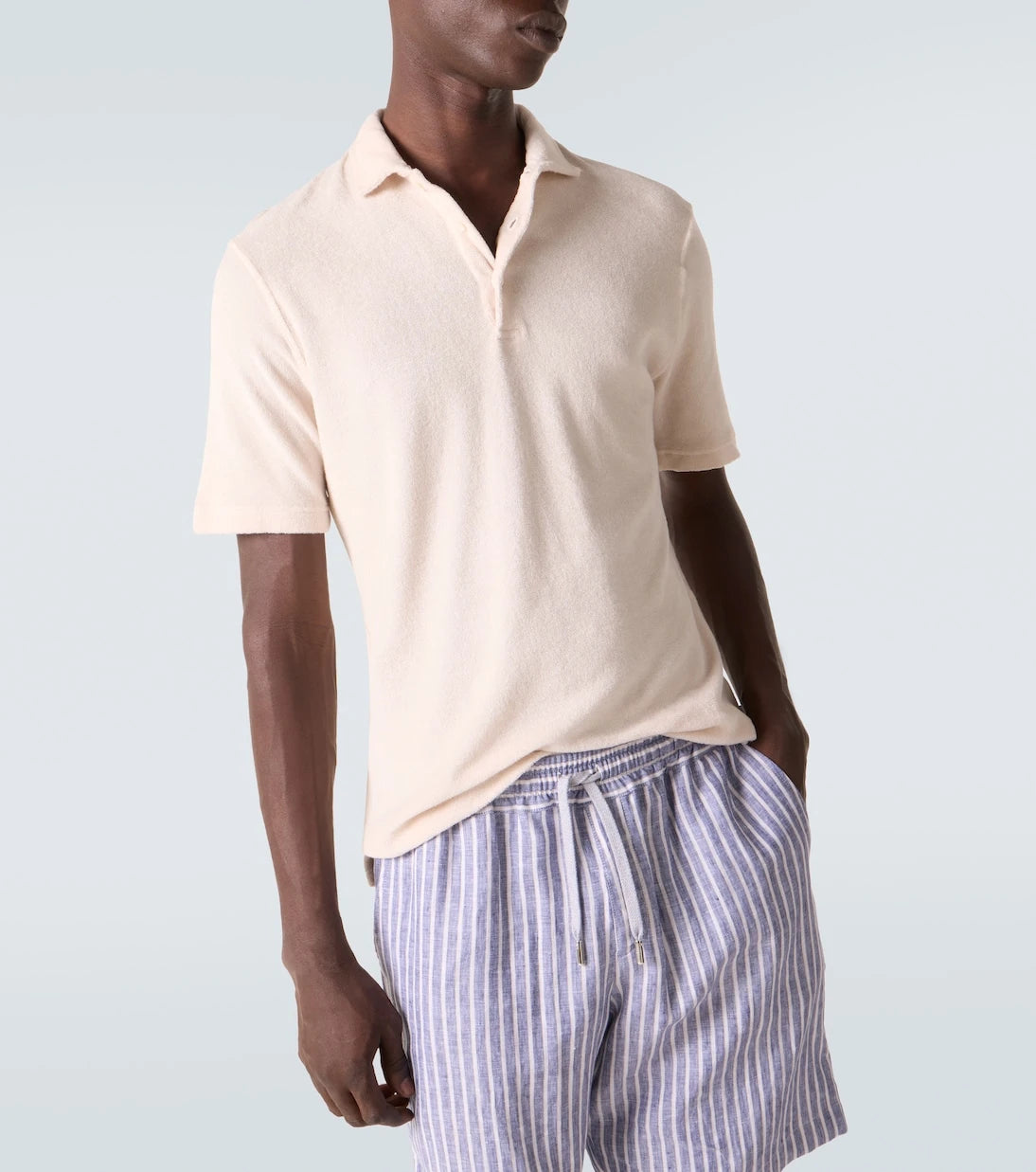 Fedeli - Mondial cotton terry polo shirt