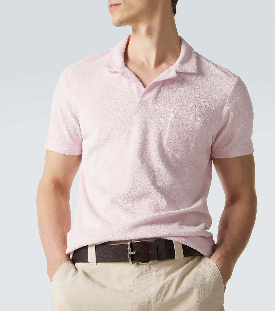Orlebar Brown - Cotton terry polo shirt