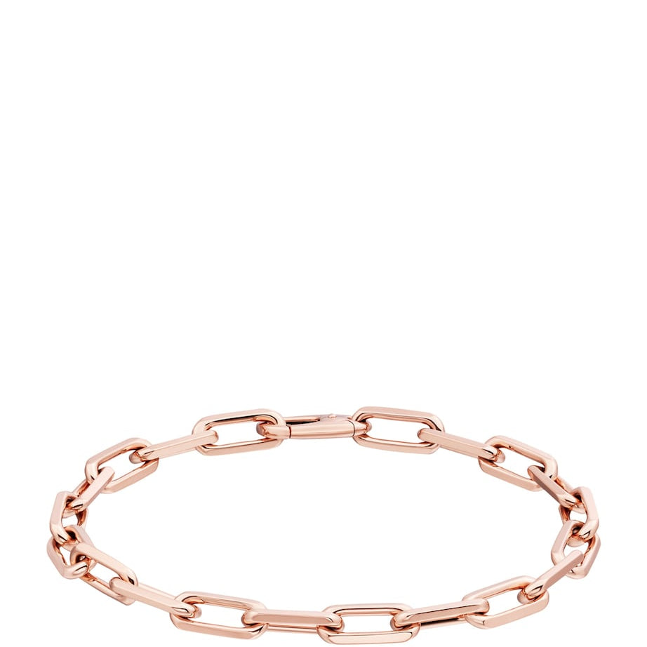 Medium Rose Gold Santos de Cartier Chain Bracelet