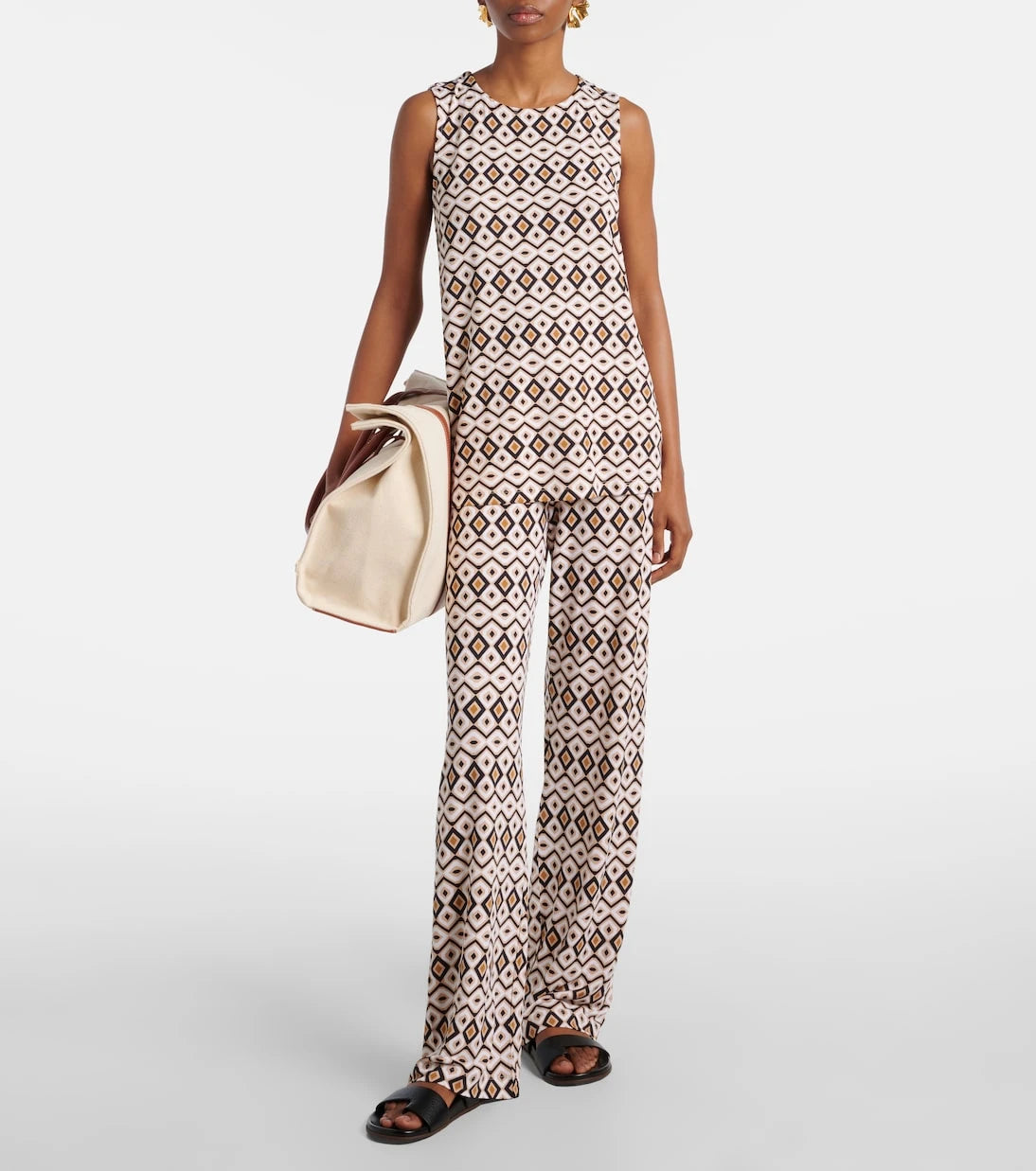 Max Mara - Ersilia printed jersey top