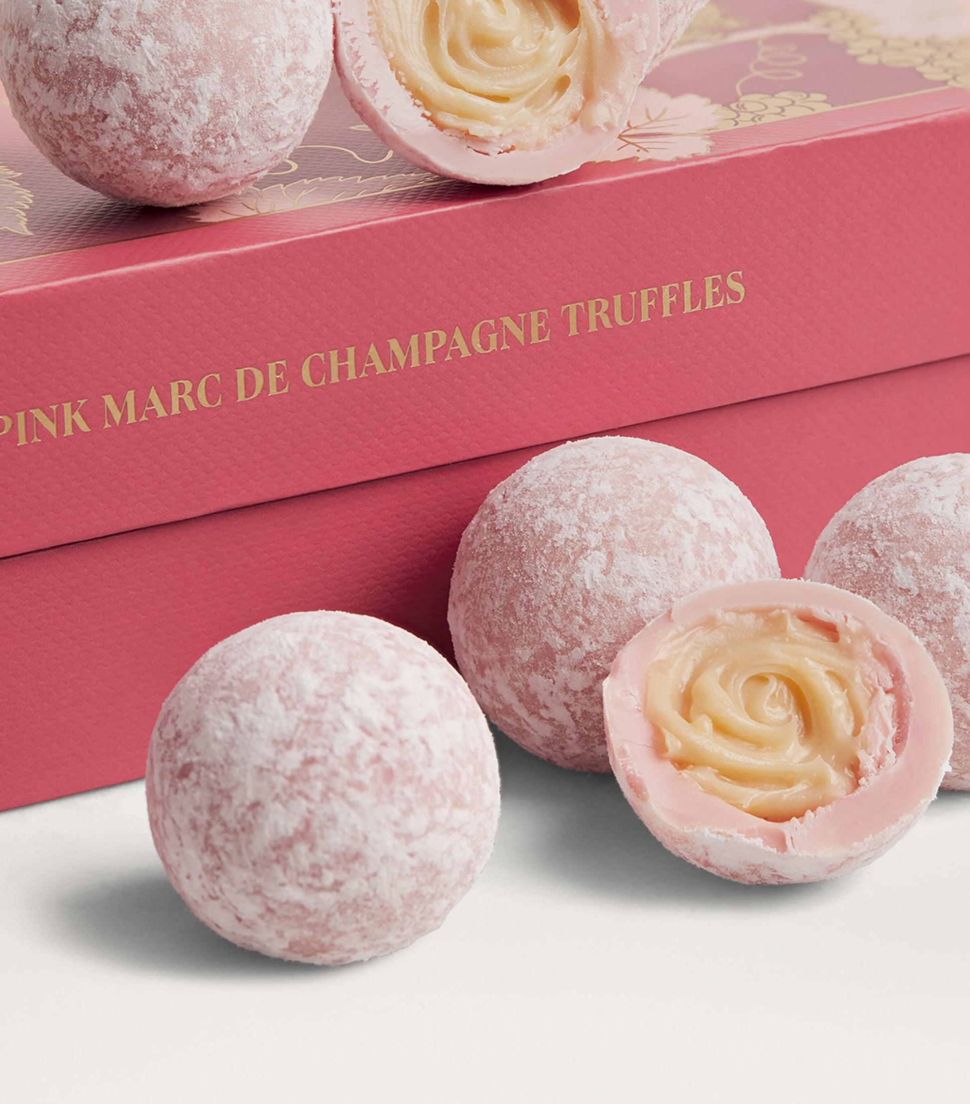 Harrods Pink Marc de Champagne 15-Piece Truffles (175g)