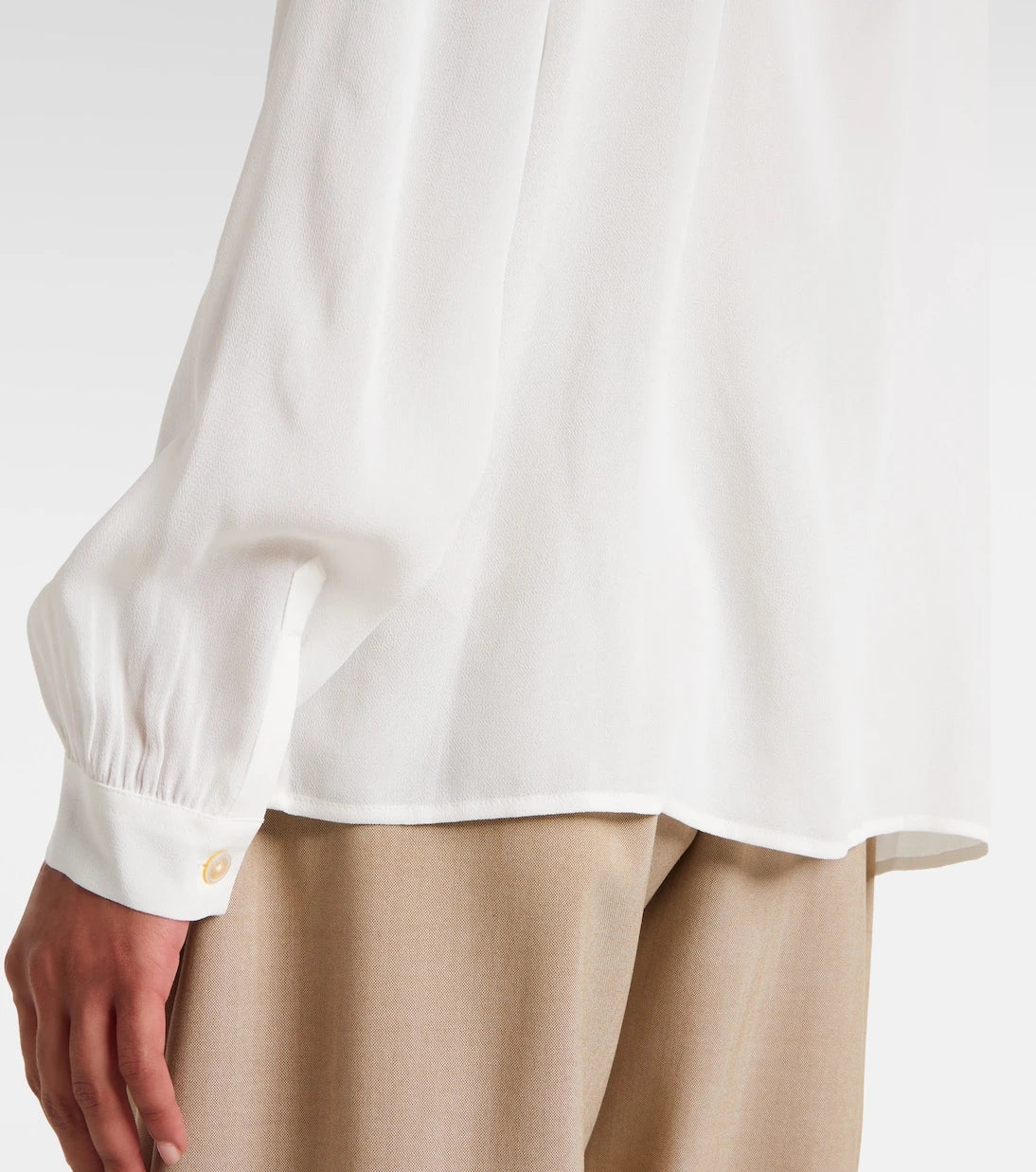 Tory Burch - Tie-neck georgette blouse