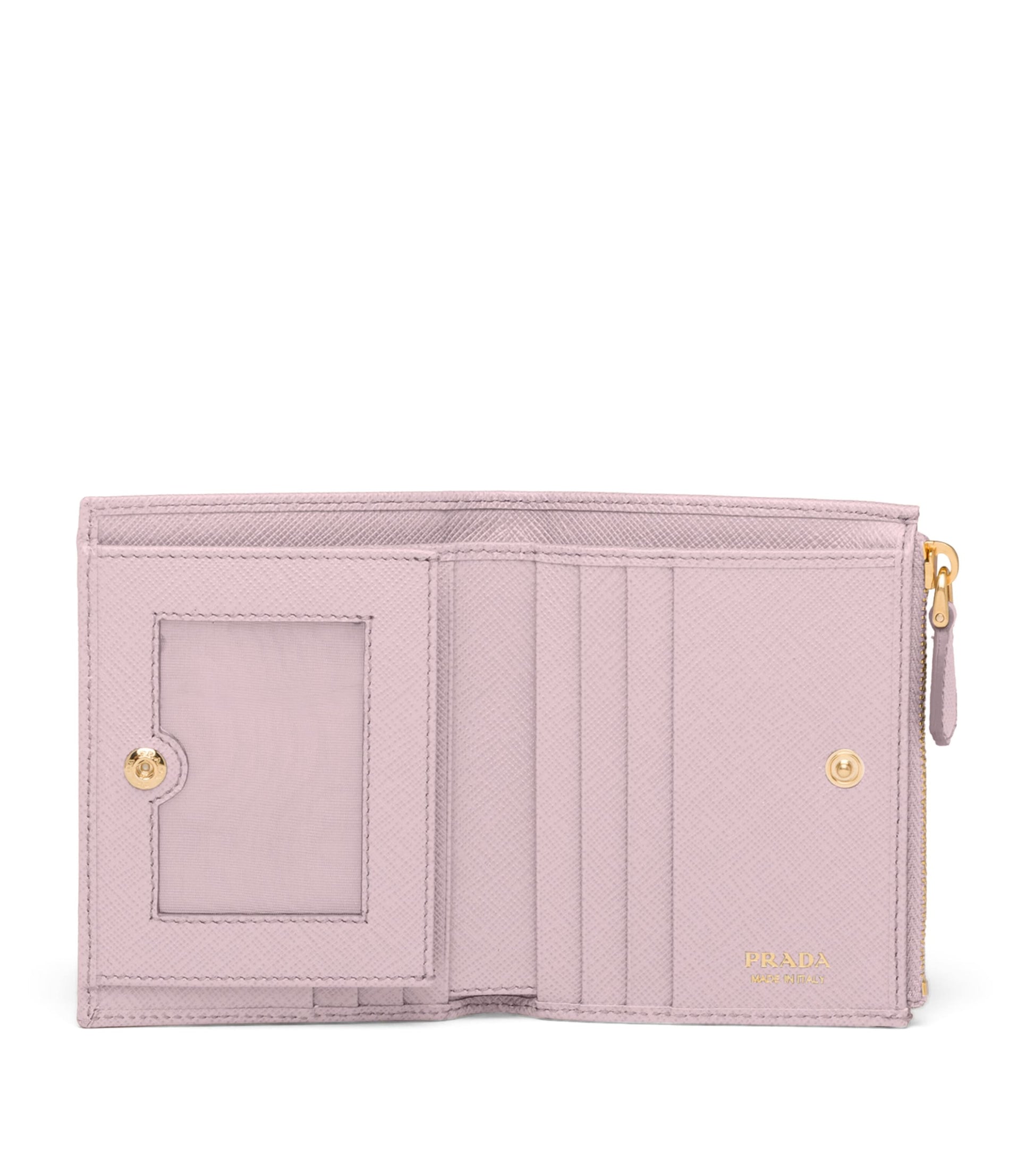 Prada Pink Small Saffiano Leather Wallet