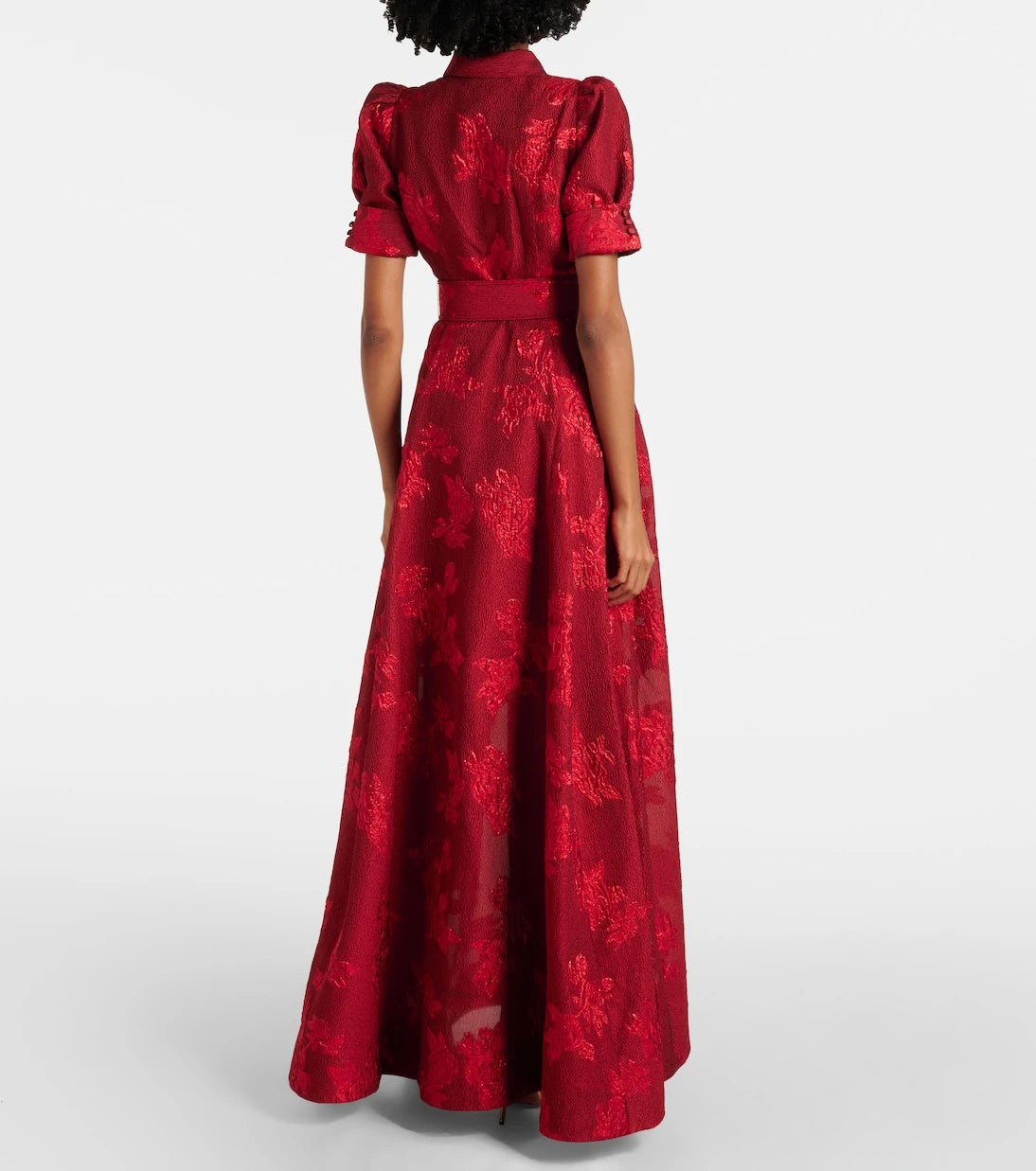 Rebecca Vallance - Henrietta belted brocade gown