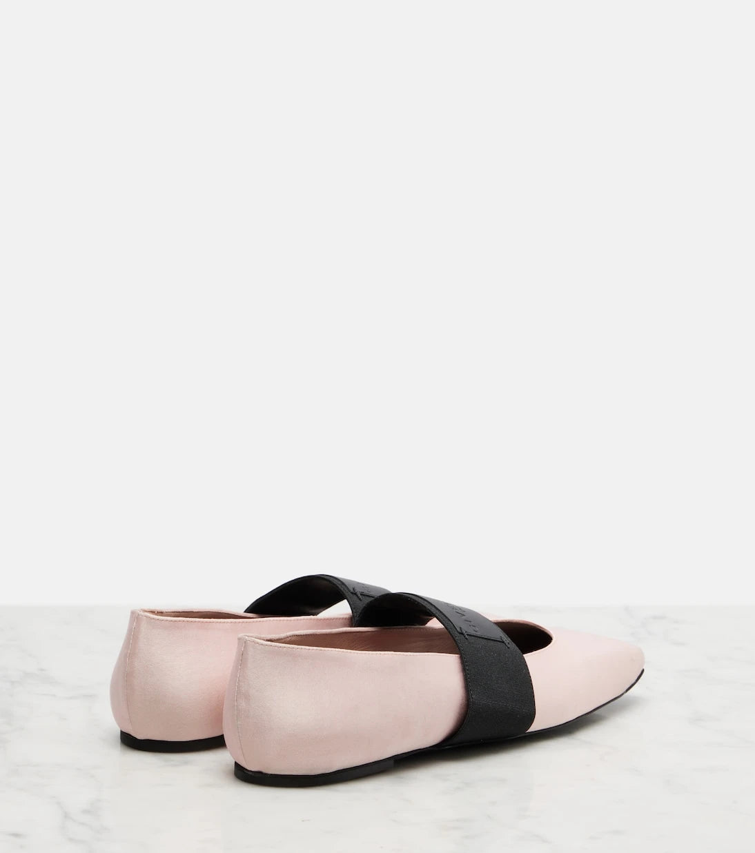 Givenchy - Sliced Square satin ballet flats