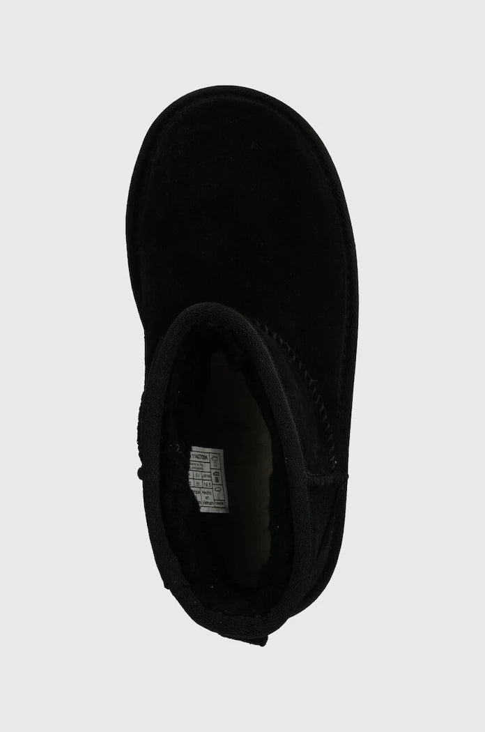 Детски велурени апрески UGG KIDS CLASSIC MINI PLATFORM