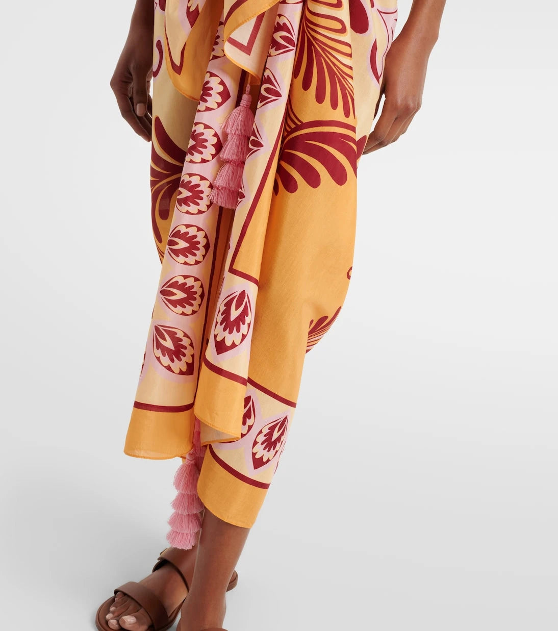 Farm Rio - Printed cotton-blend beach cover-up