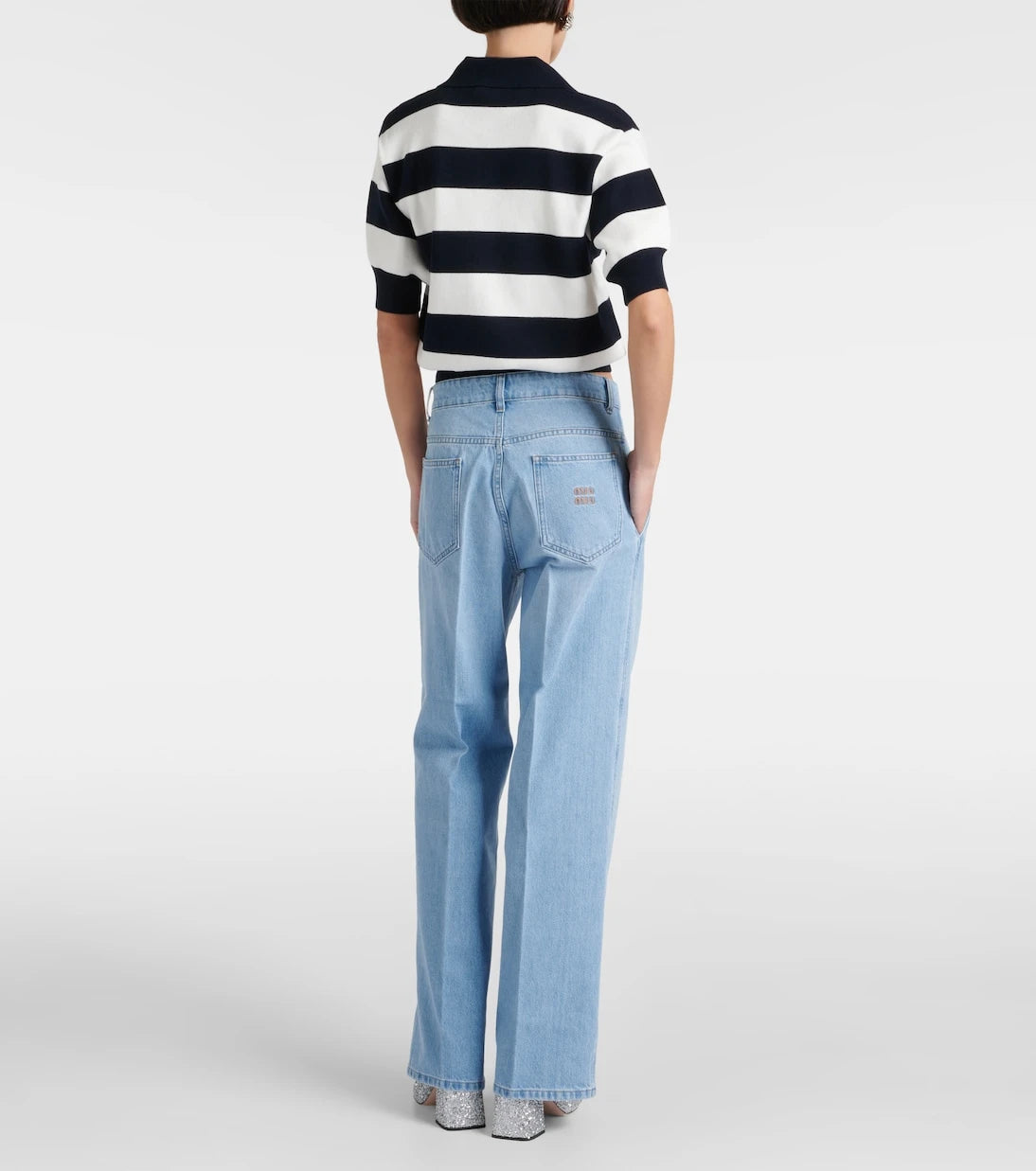 Miu Miu - Low-rise wide-leg jeans