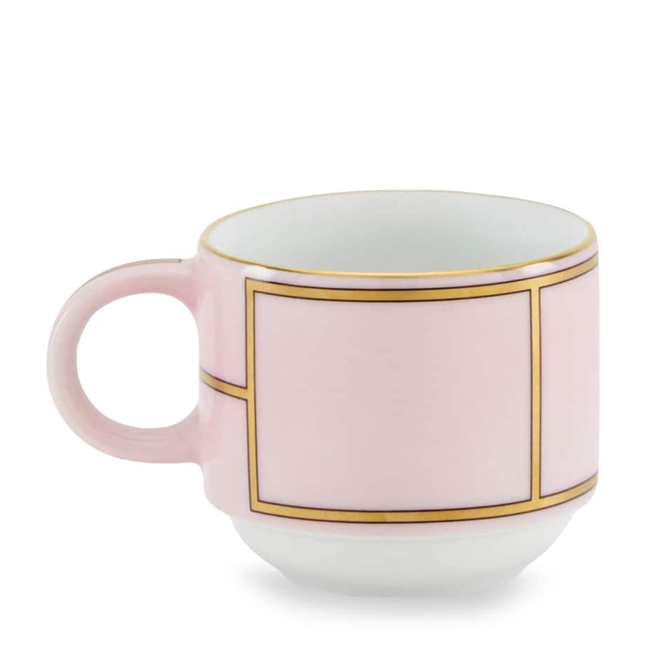GINORI 1735 Porcelain Colonna Diva Rosa Coffee Cup (85ml)