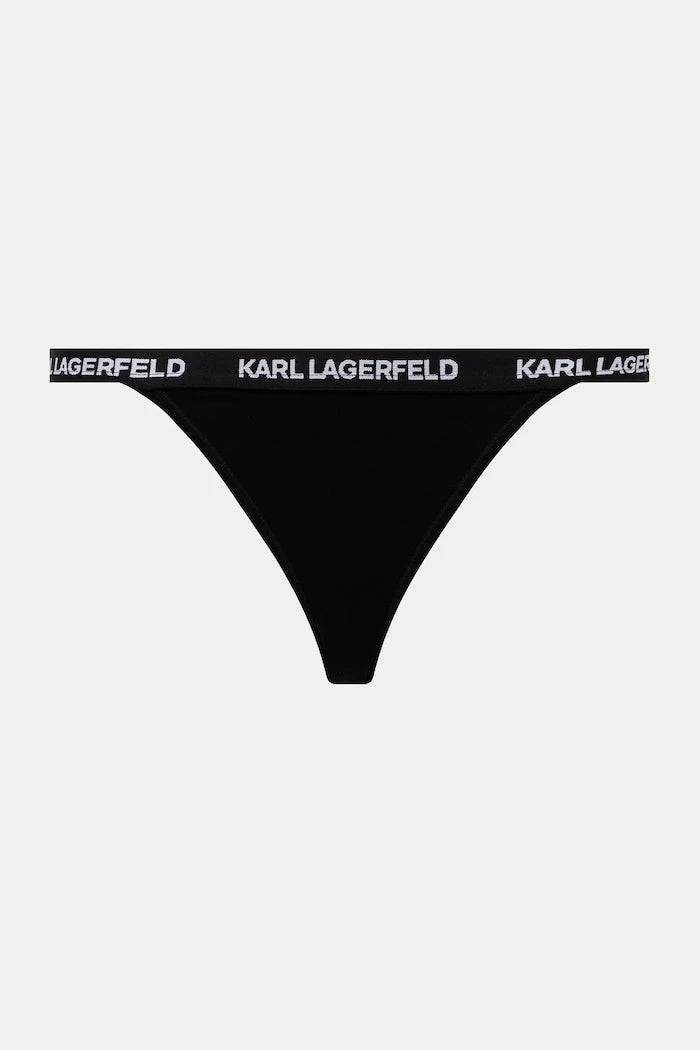 Karl Lagerfeld pamuklu elastanlı kadın bikini külot 3'lü