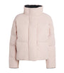 Pink Cropped Grandview Puffer Jacket