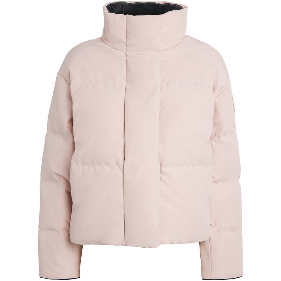 Pink Cropped Grandview Puffer Jacket