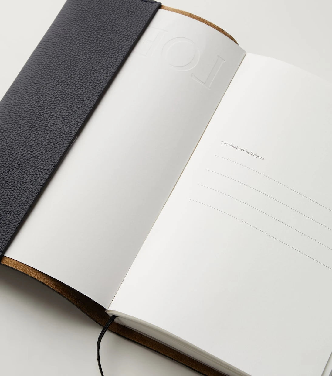 Loewe - Debossed leather notebook