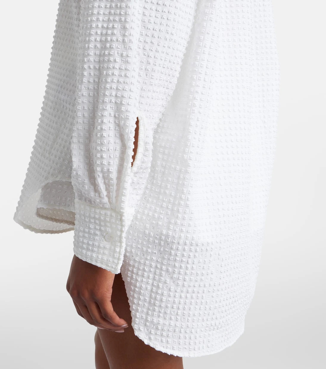 Hunza G - Resort oversized seersucker shirt