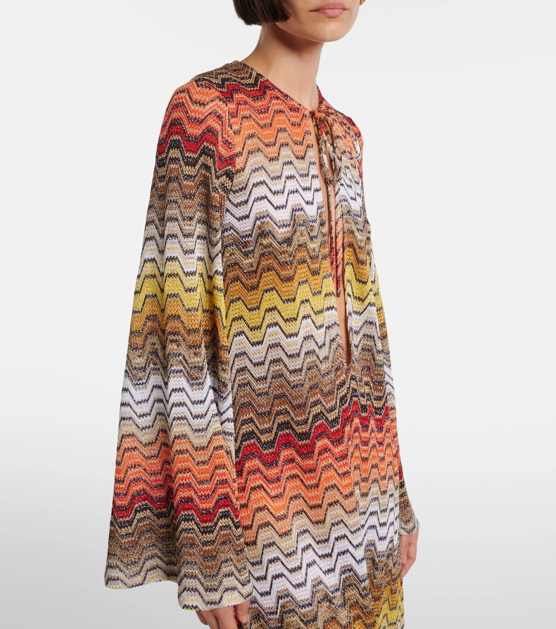 Missoni - Wave lamé beach dress