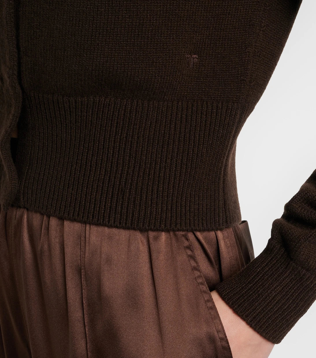 Tom Ford - Off-shoulder cashmere cardigan