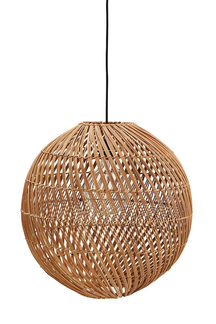 Madam Stoltz лампа висяща от ратан 45 cm