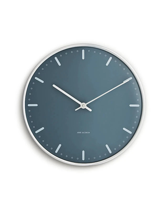 Arne Jacobsen Clocks часовник стенен от метал 29 cm