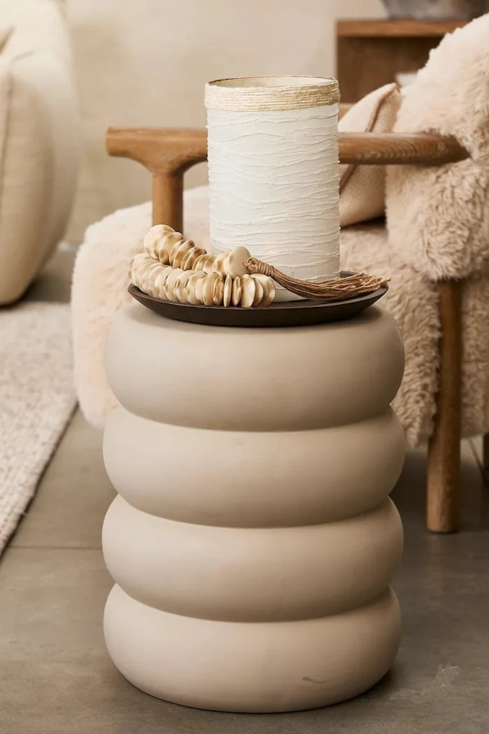 Riviera Maison seramik yan sehpa 44 cm
