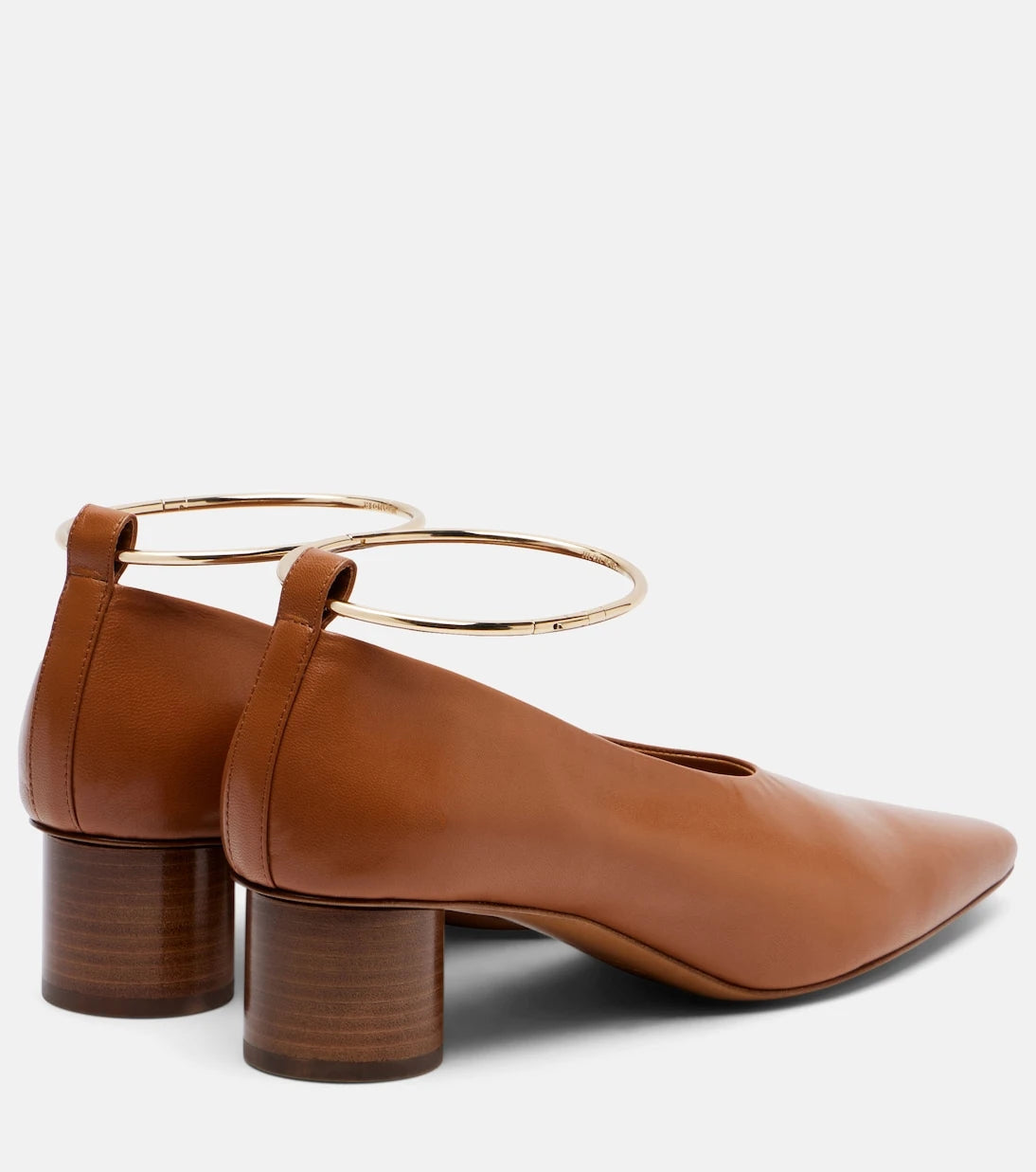 Jil Sander - Ring leather pumps