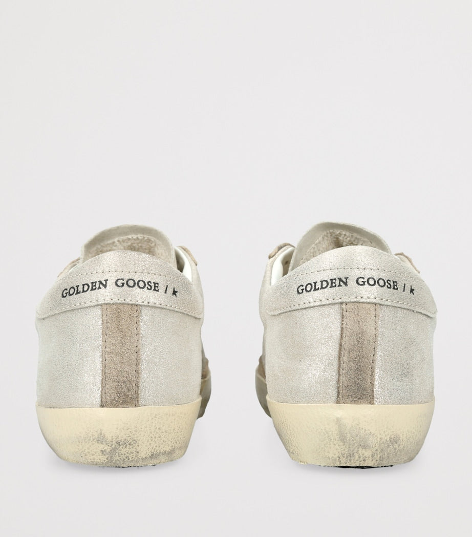Beige Suede Super Star Sneakers