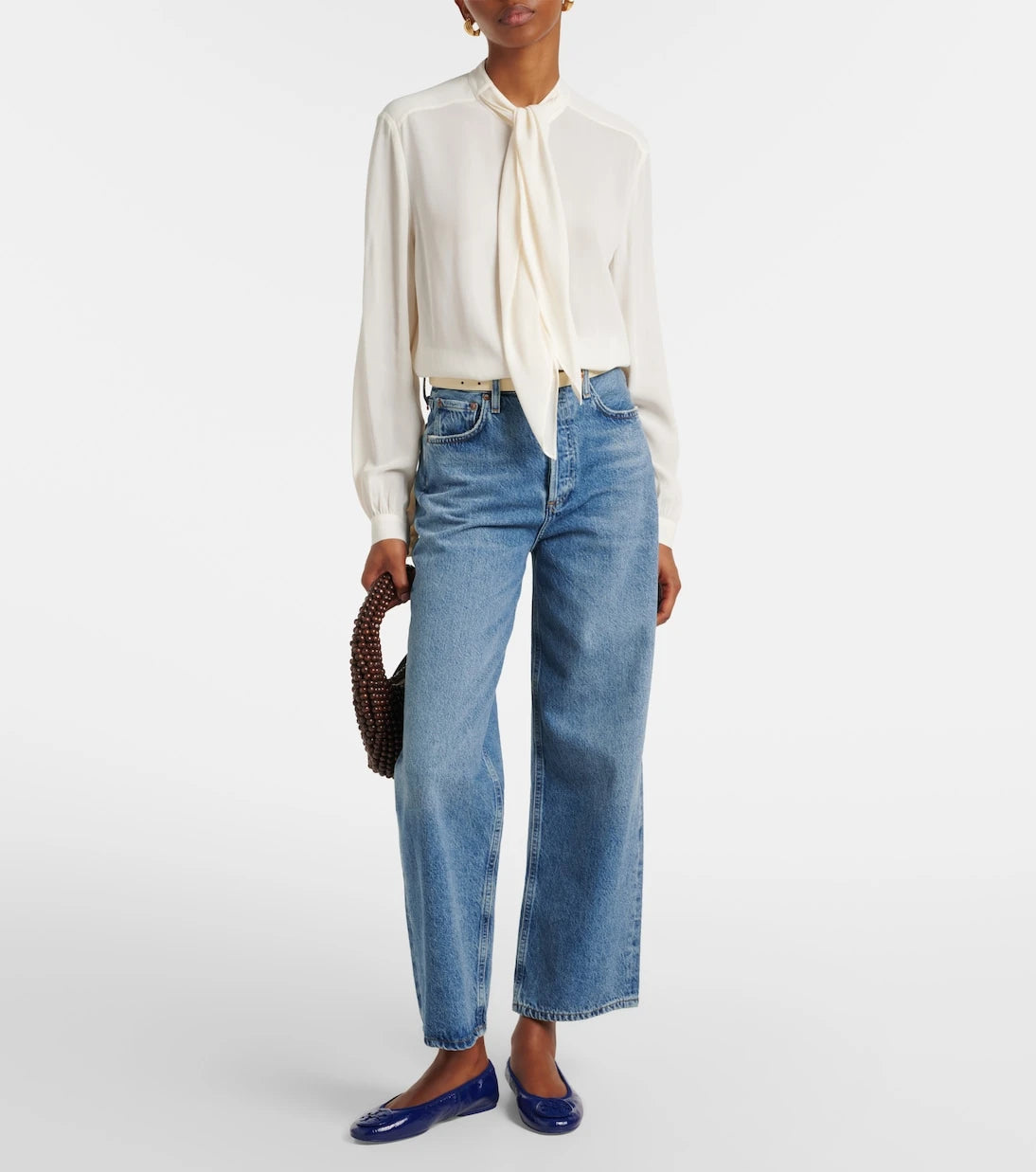 Tory Burch - Reva Travel leather ballet flats