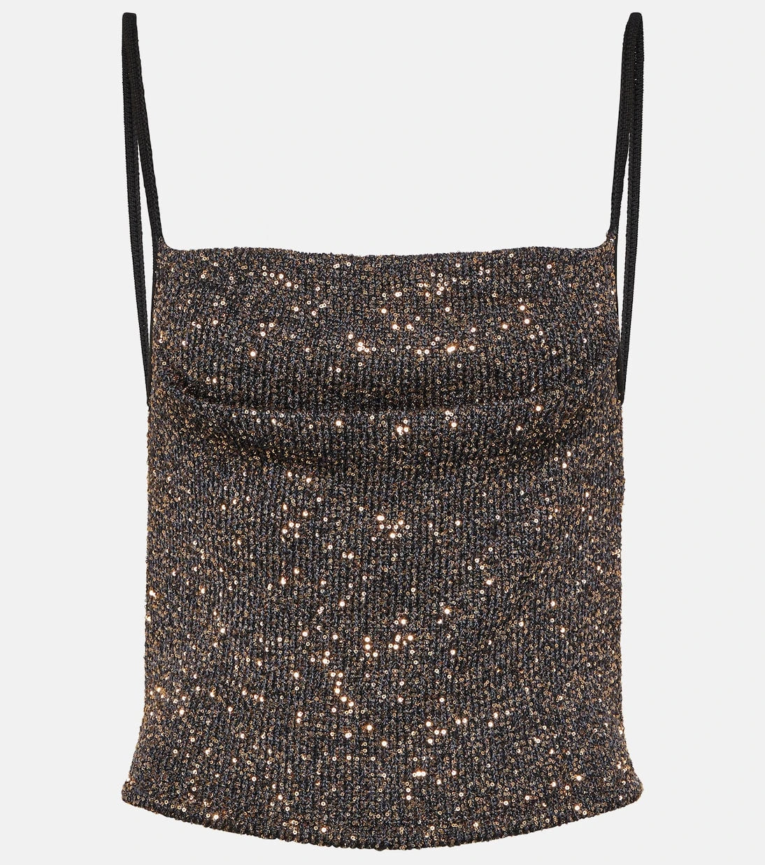 Altuzarra - Diaplo metallic knit crop top