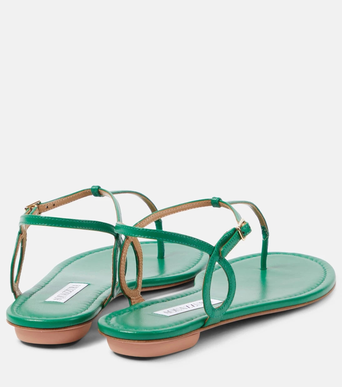 Aquazzura - Almost Bare leather thong sandals