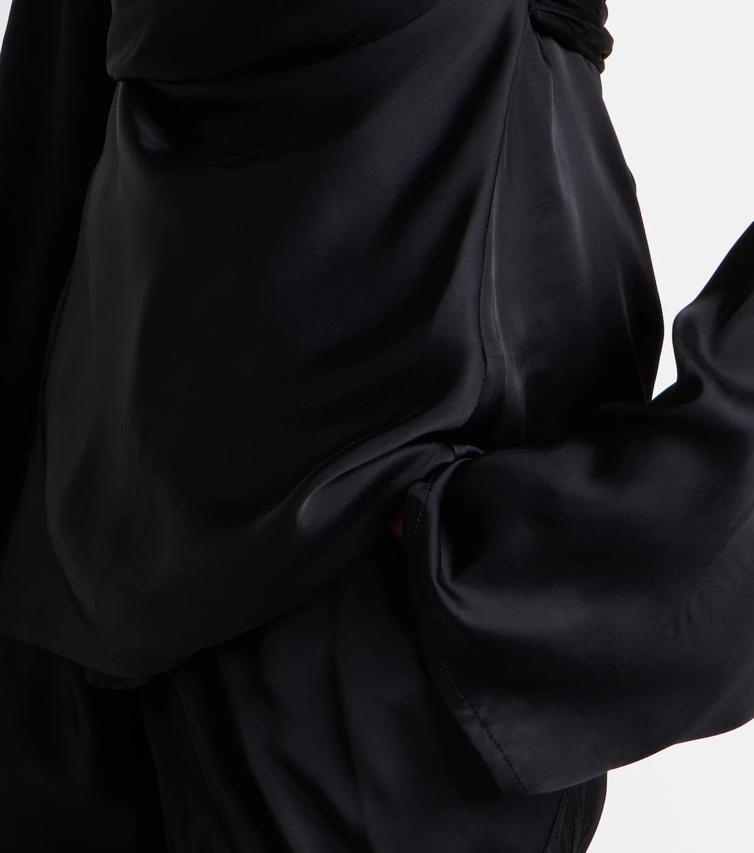 Rick Owens - Laura satin wrap top