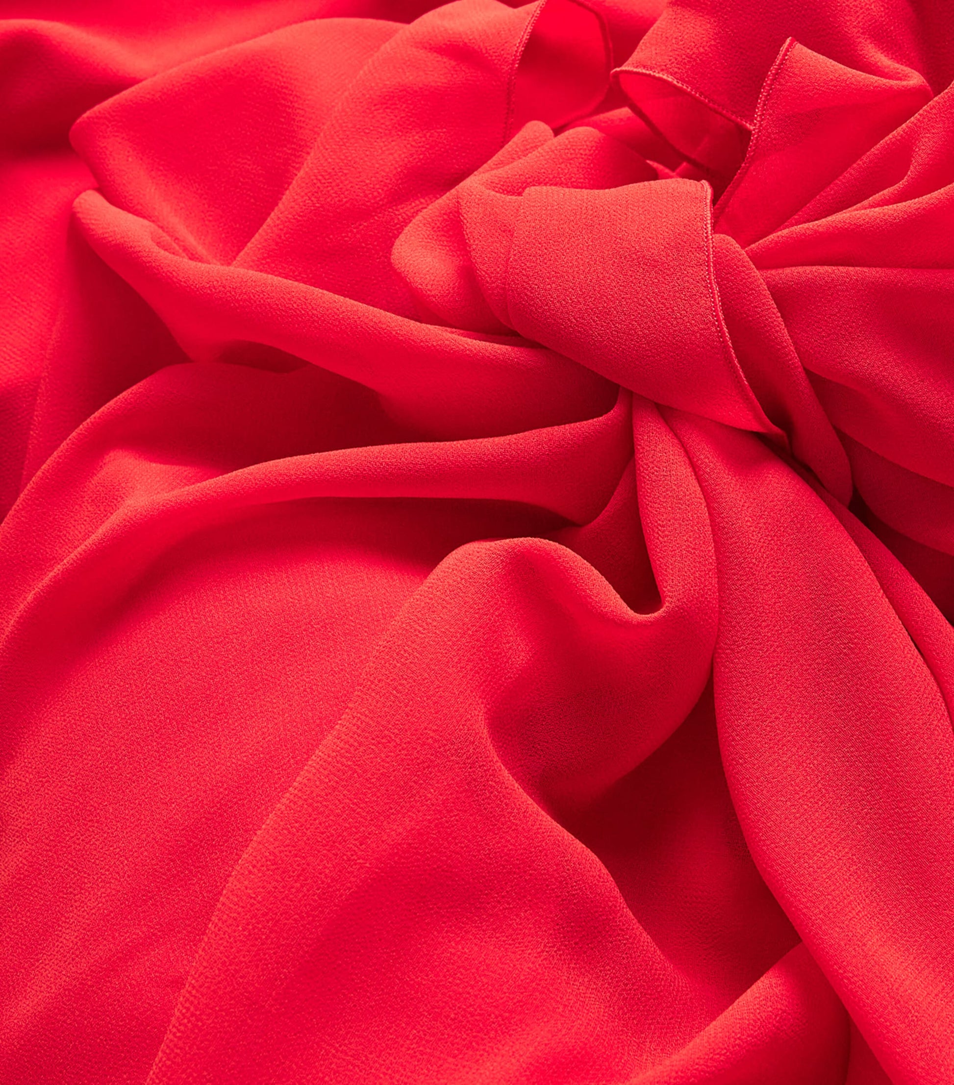 Red Draped Castagna Mini Dress