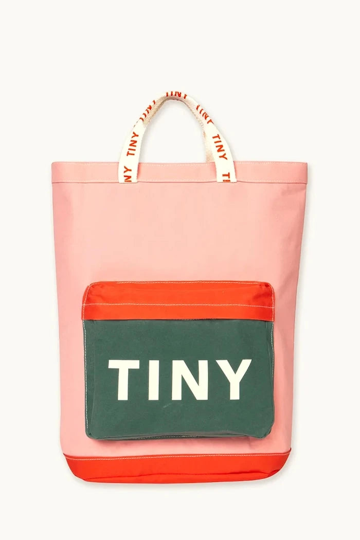 Детска чанта Tinycottons COLOR BLOCK TOTEPACK