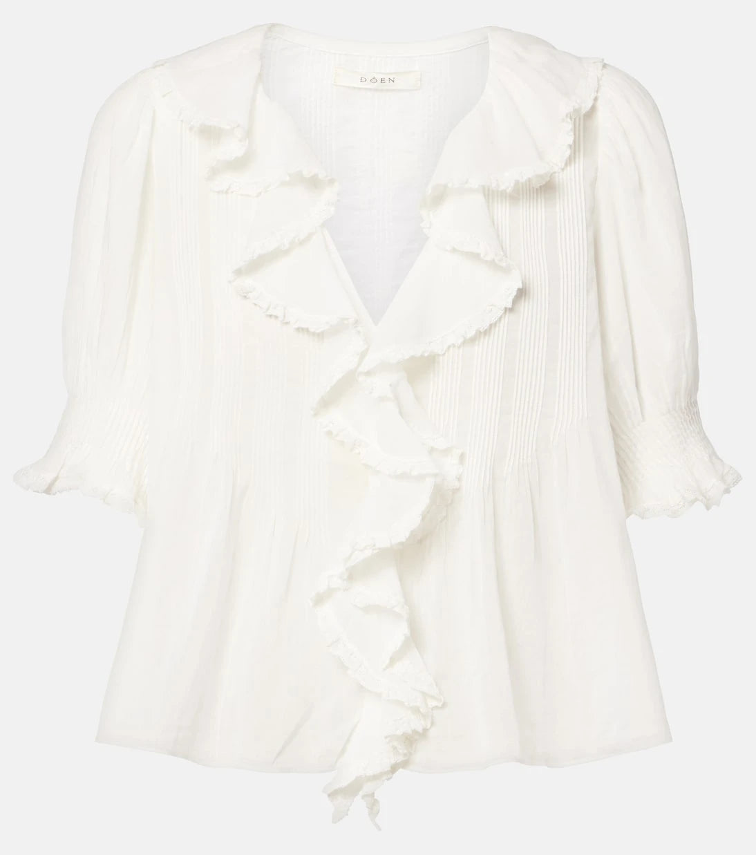 Dôen - Henri cotton voile top