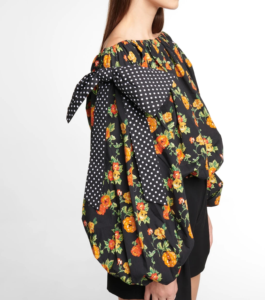 Caroline Constas - Mason floral off-shoulder top