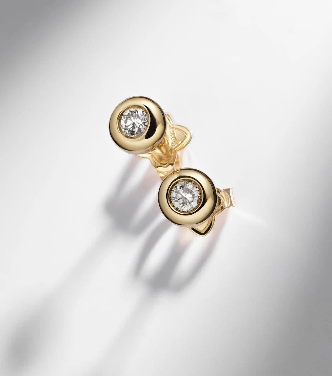 David Yurman - Pavé 18kt gold earrings with diamonds