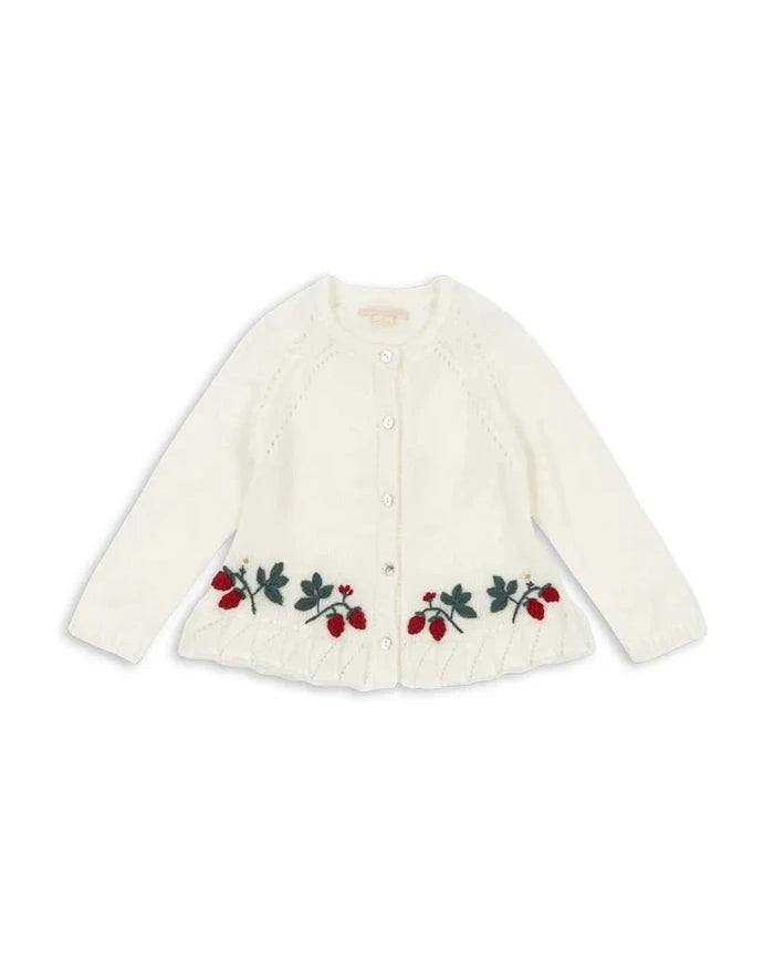 Детска жилетка Konges Sløjd MINIA FRILL CARDIGAN
